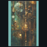 Steampunk Tissuepapier<br><div class="desc">Een steampunk industrieel lab</div>