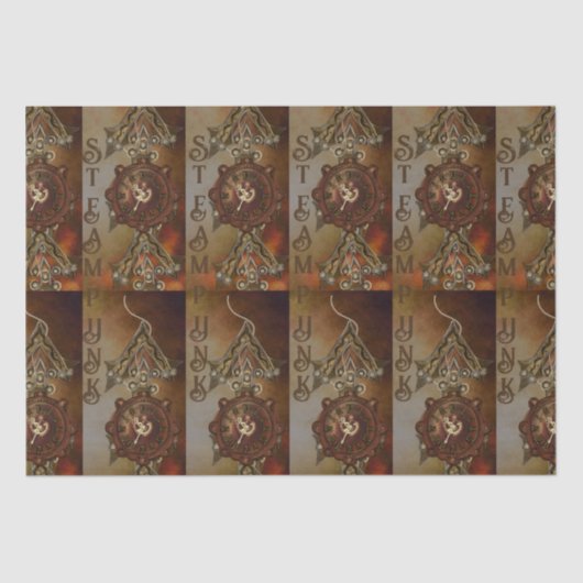 STEAMPUNK TISSUEPAPIER (Voorkant)