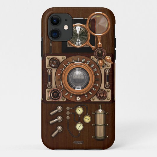  Steampunk TLR-camera Case-Mate iPhone Case (Achterkant)