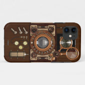  Steampunk TLR-camera Case-Mate iPhone Case (Achterkant (horizontaal))