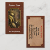 Steampunk - Toothy Visitekaartje (Voorkant / Achterkant)