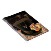 Steampunk Top Hat Hardcover Notitieboek (Rechterzijde)