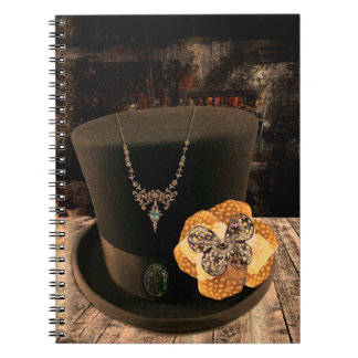Steampunk Top Hat Hardcover Notitieboek