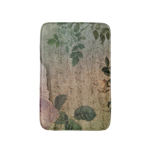 Steampunk Torn Roos |  depressie Badmat (Voorkant Verticaal)