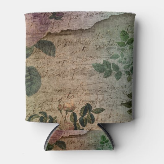 Steampunk Torn Roos |  depressie Blikjeskoeler (Voorkant)