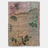 Steampunk Torn Roos |  depressie Deken (Voorkant Verticaal)