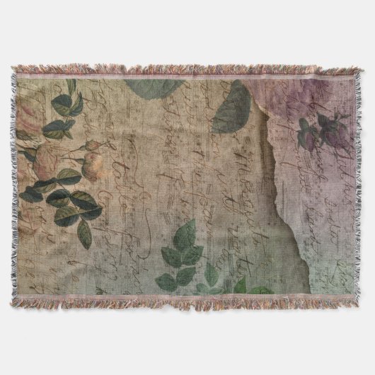 Steampunk Torn Roos |  depressie Deken (Voorkant)