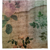 Steampunk Torn Roos |  depressie Douchegordijn (Voorkant)