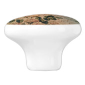 Steampunk Torn Roos |  depressie Keramische Knop (Zijkant)