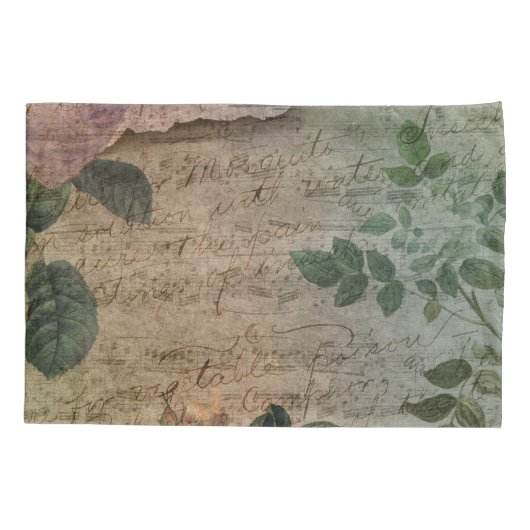 Steampunk Torn Roos |  depressie Kussensloop (Achterkant)