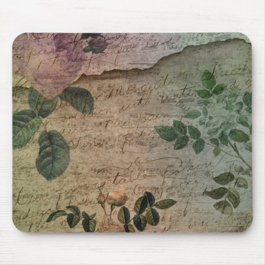 Steampunk Torn Roos |  depressie Muismat (Voorkant)