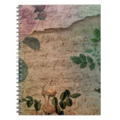 Steampunk Torn Roos |  depressie Notitieboek (Voorkant)