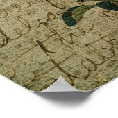 Steampunk Torn Roos |  depressie Poster (Hoek)