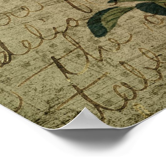 Steampunk Torn Roos |  depressie Poster (Hoek)