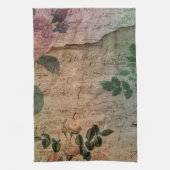 Steampunk Torn Roos | depressie Theedoek (Verticaal)