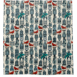 steampunk torwers douchegordijn