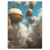 Steampunk Town | Klembord (Achterkant)