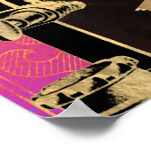 Steampunk Trailblazer Funky Collage Art Print (Hoek)