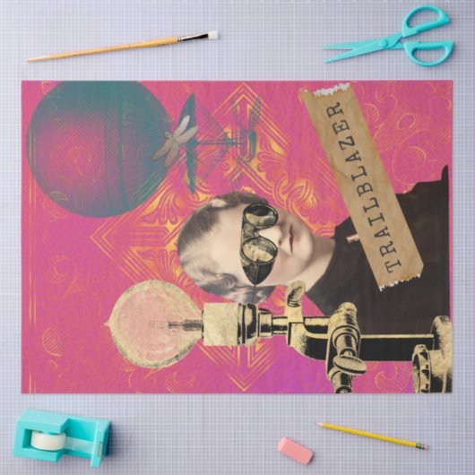 Steampunk Trailblazer Pop Art Tissuepapier (Craft)