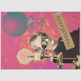 Steampunk Trailblazer Pop Art Tissuepapier