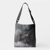 Steampunk Train Crossbody Tas (Voorkant)
