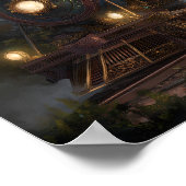 Steampunk Train Poster (Hoek)