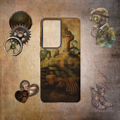 Steampunk Train Samsung Galaxy Hoesje