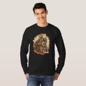 Steampunk Train T-shirt (Voorkant volledig)