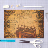 Steampunk-train Tissuepapier (Craft)