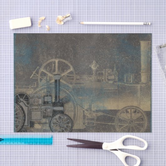 Steampunk Train Tissuepapier (Craft)