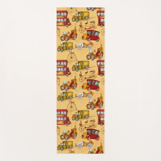 Steampunk-transportpatroon Yogamat (Voorkant)