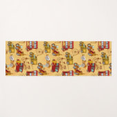 Steampunk-transportpatroon Yogamat (Voorkant (horizontaal))