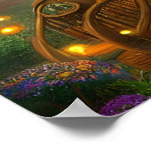 Steampunk Treehouse Observatory Poster (Hoek)