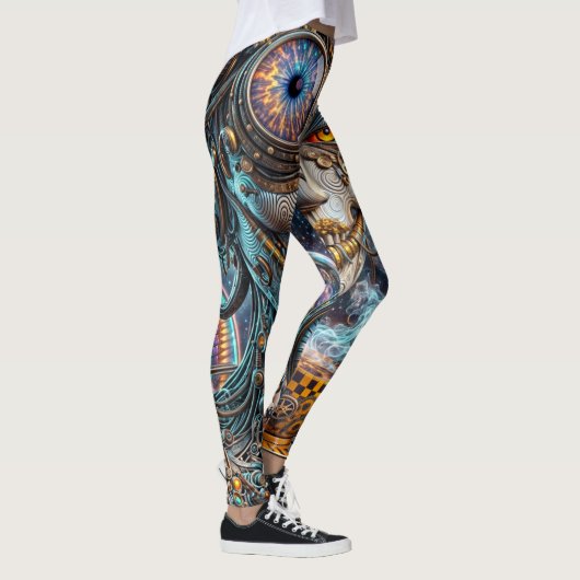 steampunk trippy leggings (Rechts)