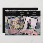 Steampunk Trouwkaart Foto's Kaart (Voorkant / Achterkant)