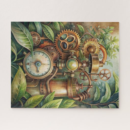 Steampunk Tuin Puzzel (Horizontaal)