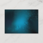 Steampunk turquoise Achtergrond met tandwielen Afsprakenkaartje (Achterkant)