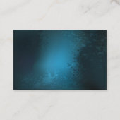 Steampunk turquoise Achtergrond met tandwielen Afsprakenkaartje (Achterkant)