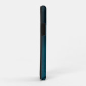 Steampunk turquoise Achtergrond met tandwielen Case-Mate iPhone Case (Achterkant/rechts)