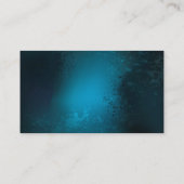 Steampunk turquoise Achtergrond met tandwielen Kortingskaartje (Achterkant)