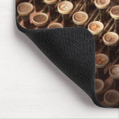Steampunk - Typemachine - Te gekraakt aan type Muismat (Hoek)