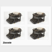 Steampunk  Typewriter Label Stickers (Vel)