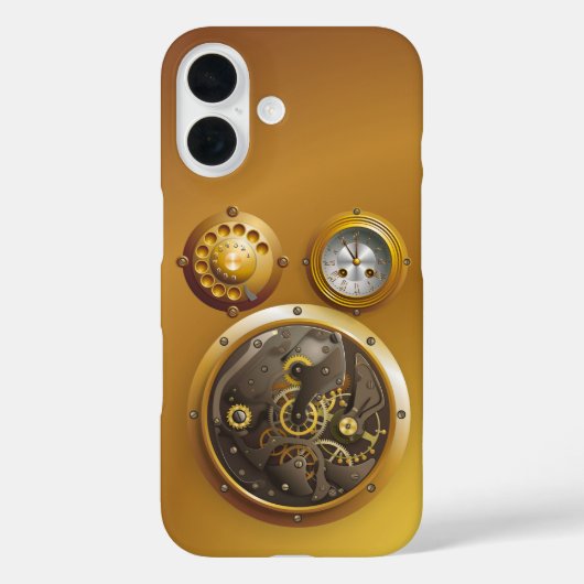 Steampunk Uhr Case-Mate iPhone Case (Achterkant)