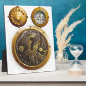 Steampunk Uhr Fotoplaat (Zijkant)