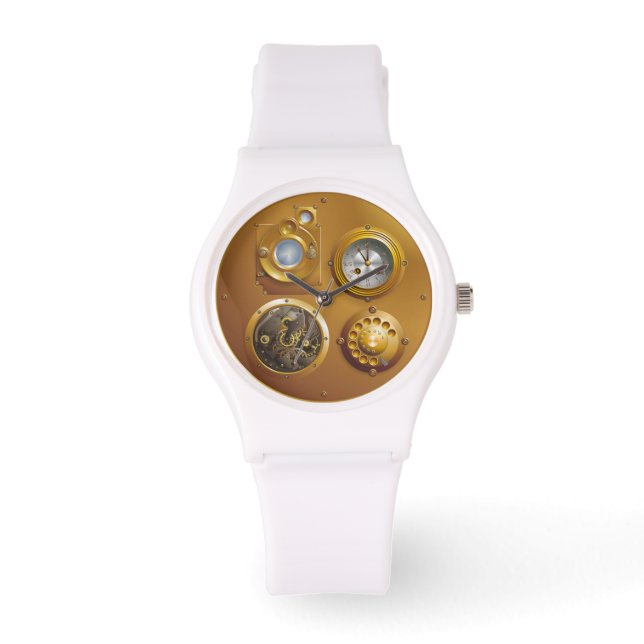 Steampunk Uhr Horloge (Voorkant)