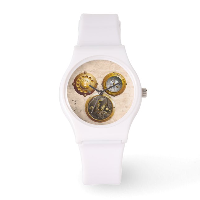 Steampunk Uhr Horloge (Voorkant)