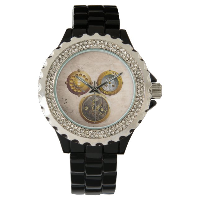 Steampunk Uhr Horloge (Voorkant)