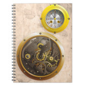 Steampunk Uhr Notitieboek (Voorkant)