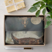 Steampunk Uil 4 Decoupage Papier (Geschenk)