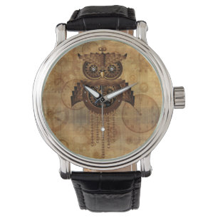 Steampunk Uil  Stijl Horloges